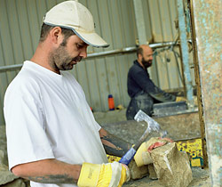 Cotswold stone preparation